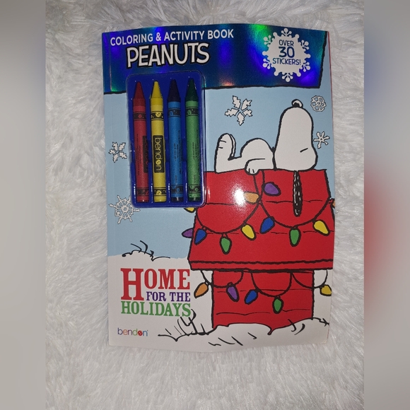 Holiday Coloring and Activity Books Bundle (2 Coloring Books; Peanuts - Picture 7 of 9